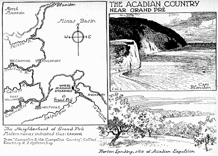 Acadians Map